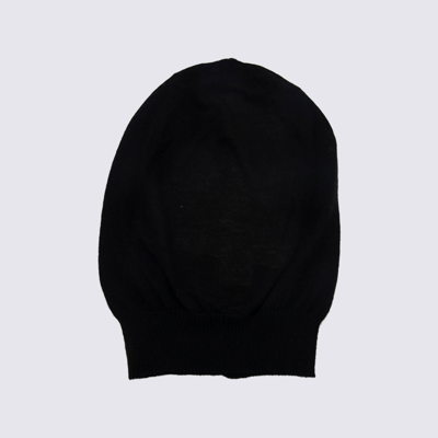 Shop Rick Owens Black Cashmere Hat