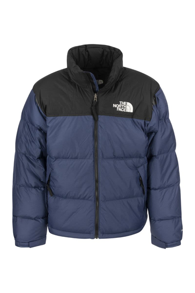 Shop The North Face 1996 Retro Nuptse - Folding Jacket In Black/blue