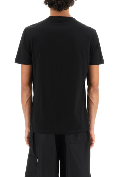 Shop Versace Medusa Taylor Fit T-shirt In Black
