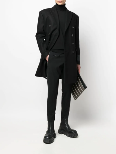 Dsquared2 Roll-neck Knitted Jumper In Black