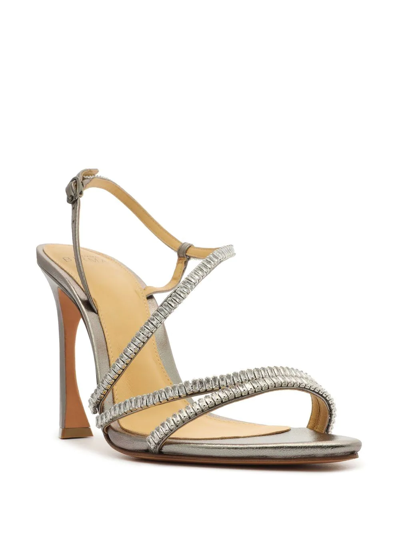 Shop Alexandre Birman High-heel Sandals In Silver