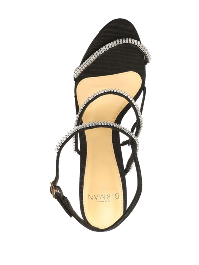 Shop Alexandre Birman Sally Zircone High-heel Sandals In Black