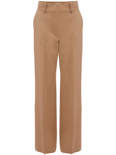Shop Jw Anderson Straight-leg Trousers In Nude