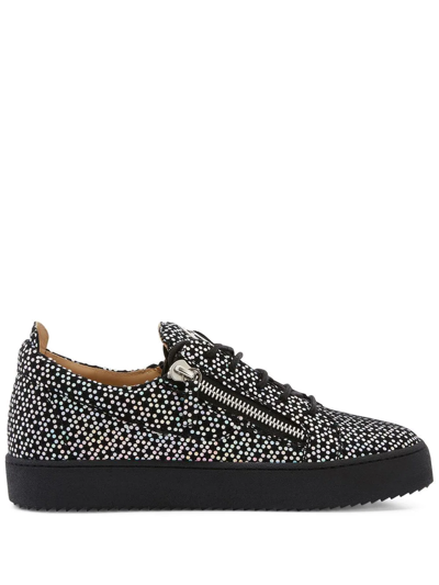 Giuseppe Zanotti Frankie Low-top Sneakers In Black