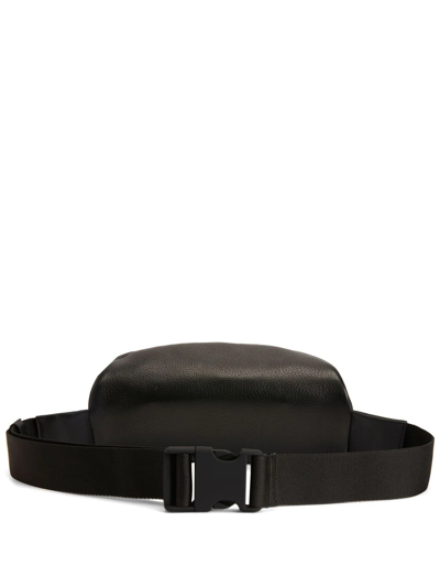 Shop Giuseppe Zanotti Bud Leather Belt Bag In Black