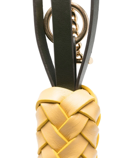 Shop See By Chloé Pineapple Leather Keyring In Gelb