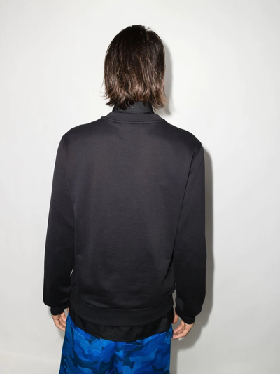 Dolce & Gabbana Cotton Sweatshirt With Frontal Logo In Schwarz
