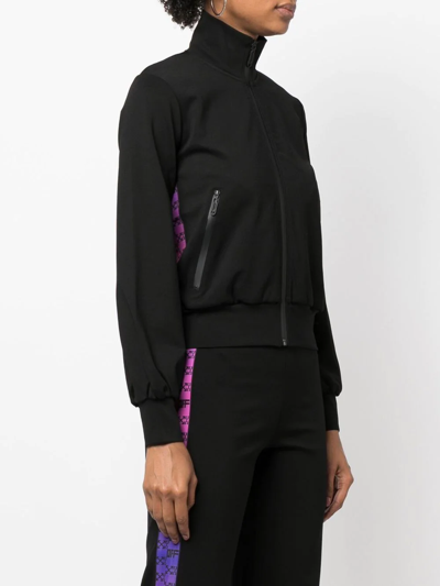 Shop Off-white Monogram-band Track Jacket In Schwarz