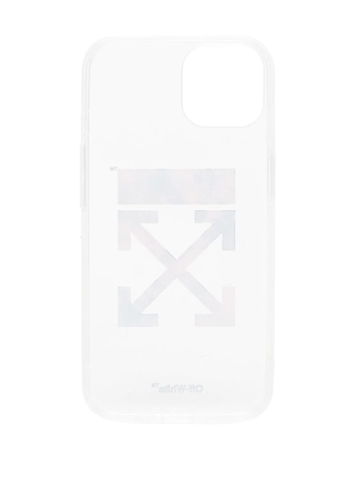 Shop Off-white Arrows Iphone 13 Case In Weiss
