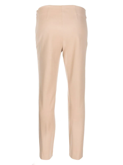 Ralph Lauren Slim-cut Trousers In Nude