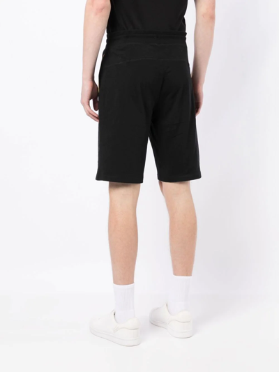 Shop Paul Smith Logo-patch Track Shorts In Black