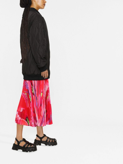 Msgm Womens Black Other Materials Jacket In Schwarz
