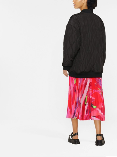 Msgm Womens Black Other Materials Jacket In Schwarz