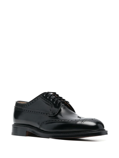 Shop Church's Grafton Derby Leather Brogues In Schwarz