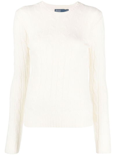 Polo Ralph Lauren Cable-knit Cashmere Jumper In Nude
