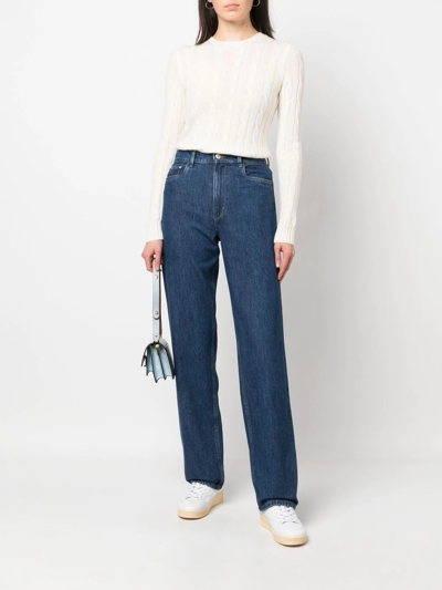 Polo Ralph Lauren Cable-knit Cashmere Jumper In Nude