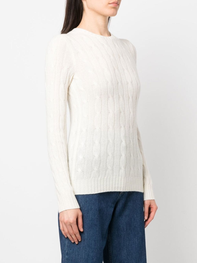 Polo Ralph Lauren Cable-knit Cashmere Jumper In Nude