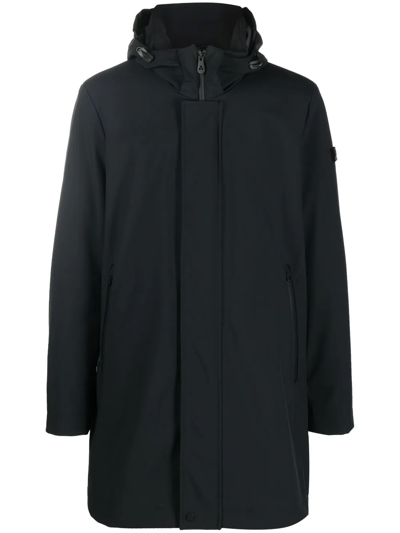 Shop Peuterey Mid-length Coat In Schwarz