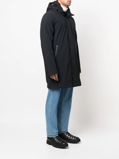 Shop Peuterey Mid-length Coat In Schwarz