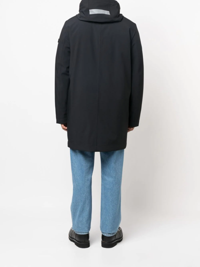 Shop Peuterey Mid-length Coat In Schwarz