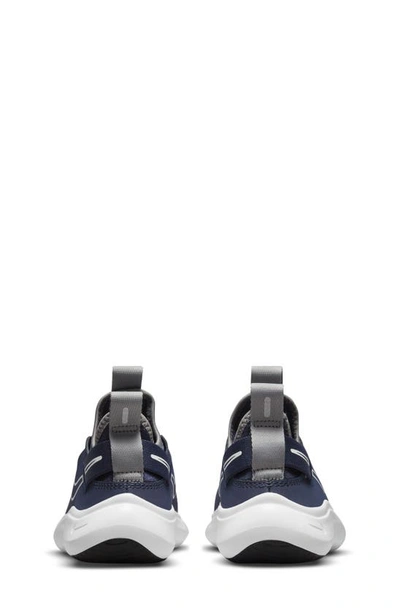 Shop Nike Flex Plus Sneaker In Navy/ Pewter/ White