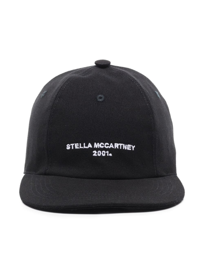 Shop Stella Mccartney Logo-embroidered Baseball Cap In Schwarz
