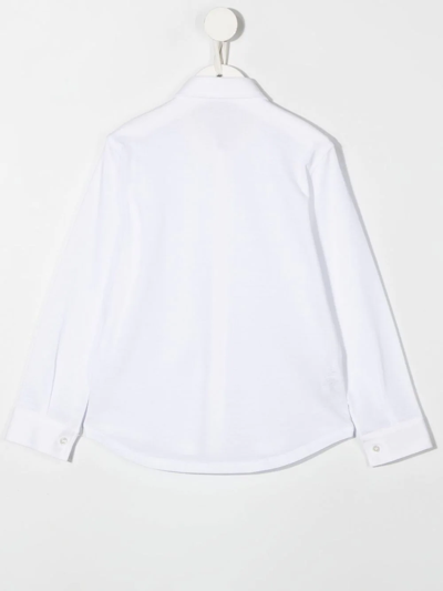 Il Gufo Button-down Cotton Shirt In White