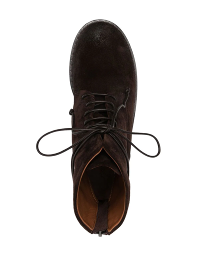 Shop Marsèll Lace-up Ankle Boots In Braun