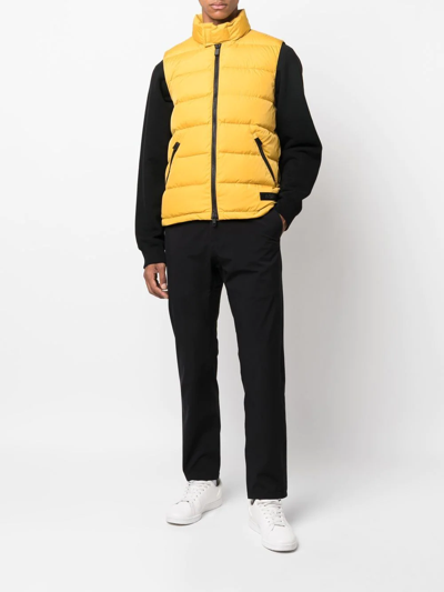 Aspesi Piuma Slim Re Gilet In Gelb