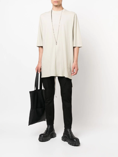 Shop Rick Owens Drkshdw Jumbo Oversize Cotton T-shirt In Nude