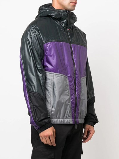 Shop Moncler Peyrus Hooded Padded Jacket In Grün