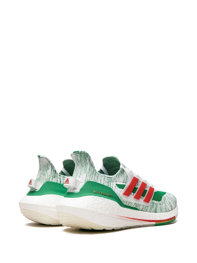 Adidas Originals Ultraboost 21 "mexico National Soccer Team" Sneakers In Green