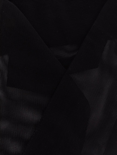 Norma Kamali Long Slip-on Gloves In Schwarz