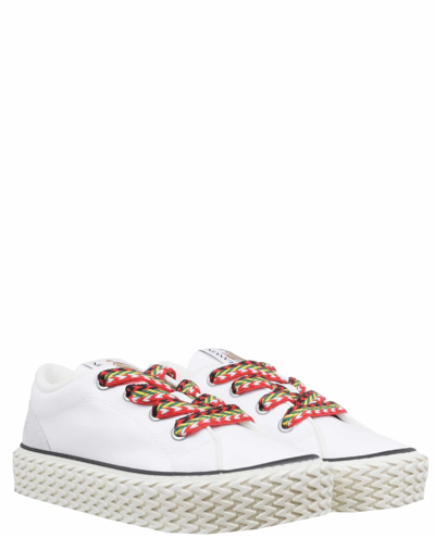Shop Lanvin I White Curbies Sneakers
