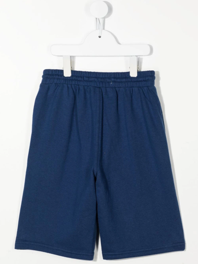 Levi's Logo-print Track Shorts In 蓝色