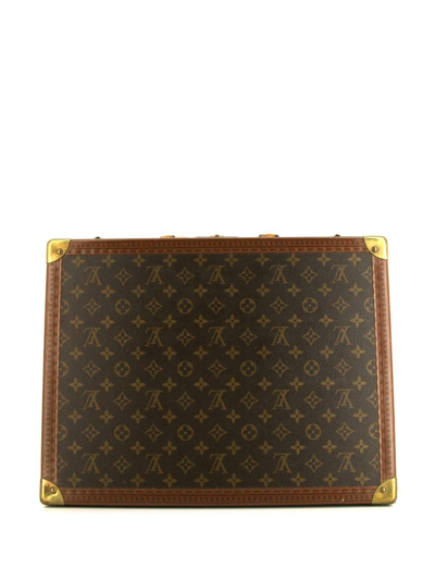 Pre-owned Louis Vuitton  Monogram Cotteville Suitcase In 褐色
