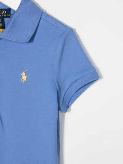 Shop Ralph Lauren Polo T-shirt Dress In 蓝色