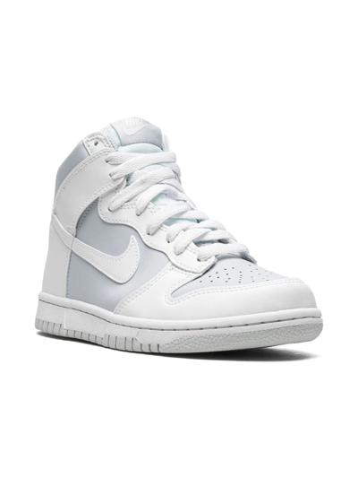 Nike Dunk High Sneakers In White