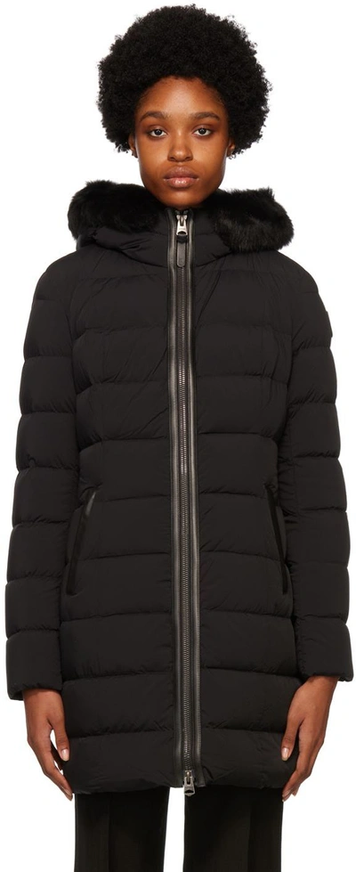 Shop Mackage Black Calla Down Coat In C0001 Black