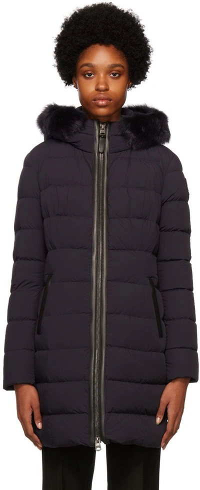 Mackage Navy Calla Down Coat In C0403 Navy ModeSens