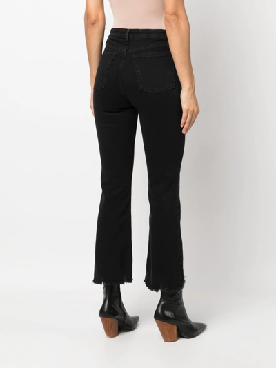 Shop 3x1 Slim-cut Cropped Jeans In Black