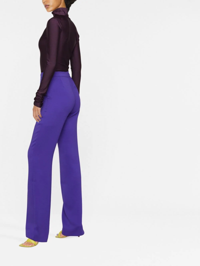 The Andamane Straight-leg Tailored Trousers In Purple