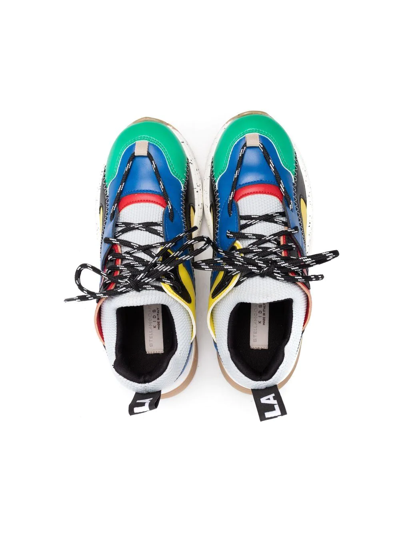 Stella Mccartney Colorblocked Sneakers In Blue