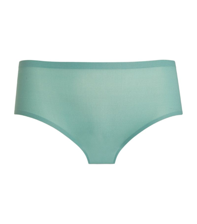 Shop Chantelle Soft Stretch Hipster Brief In Green