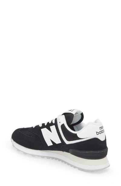 Shop New Balance 574 Classic Sneaker In Black