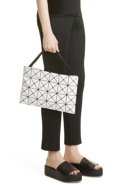 Shop Bao Bao Issey Miyake Lucent Crossbody Bag In White