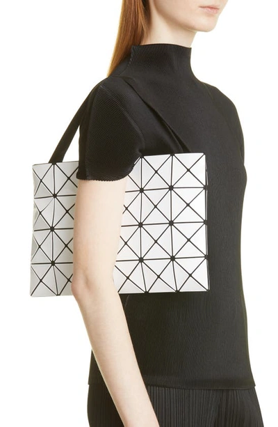 Shop Bao Bao Issey Miyake Lucent Crossbody Bag In White