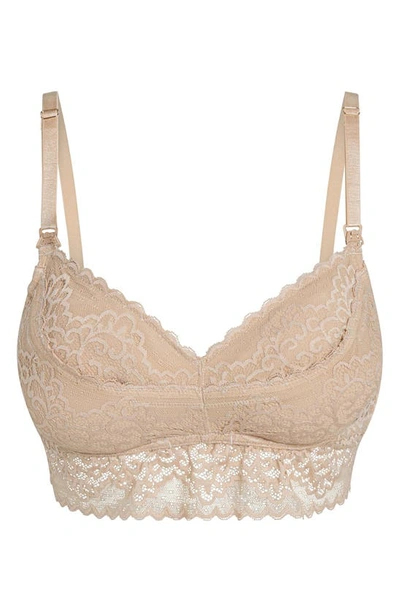 The Dairy Fairy Ayla Underwire Nursing & Hands Free Pumping Bra In Seashell