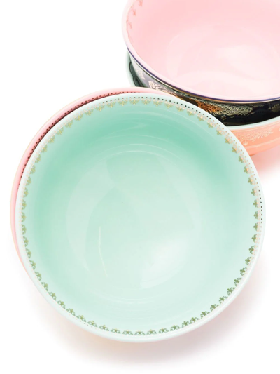 Polspotten Grandpa Set Of Four Bowls In Yellow