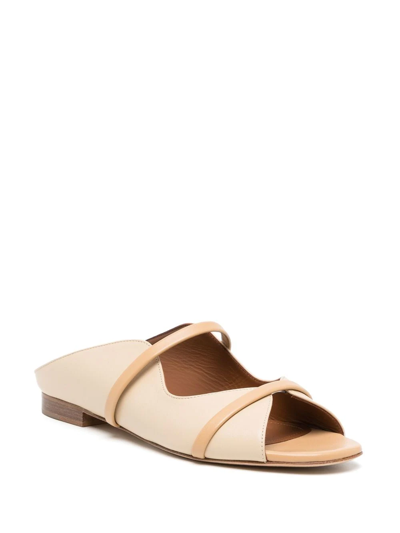 Shop Malone Souliers Norah 10mm Leather Mules In Brown